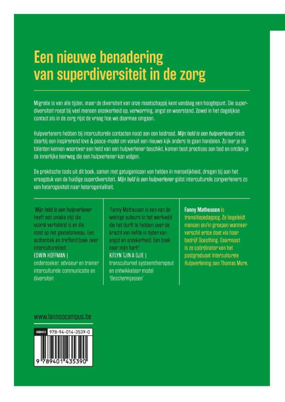 Mijn held is een hulpverlener achterkant