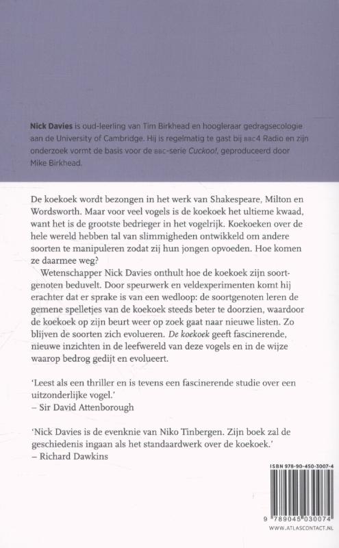 De koekoek / De vogelserie / 6 achterkant
