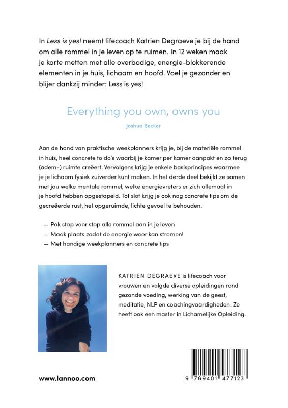 Less is yes! / Mama Baas achterkant