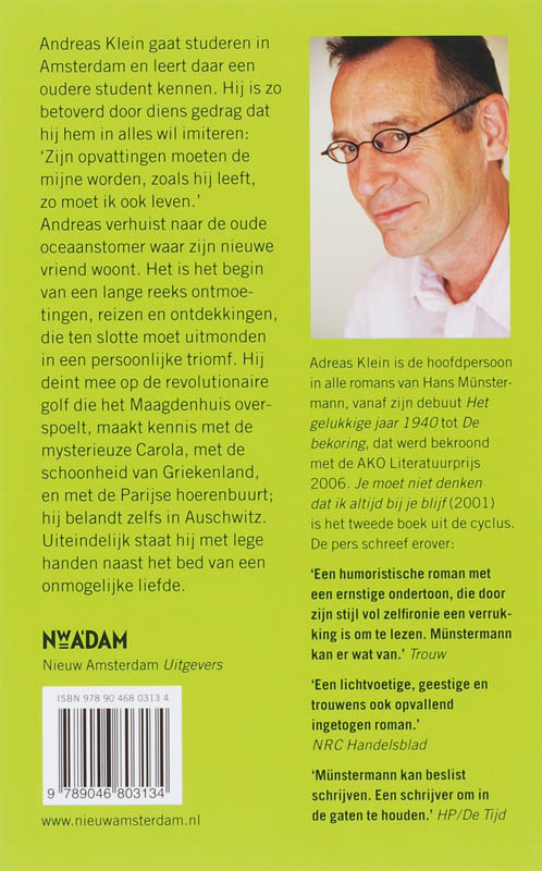 Je moet niet denken dat ik altijd bij je blijf achterkant