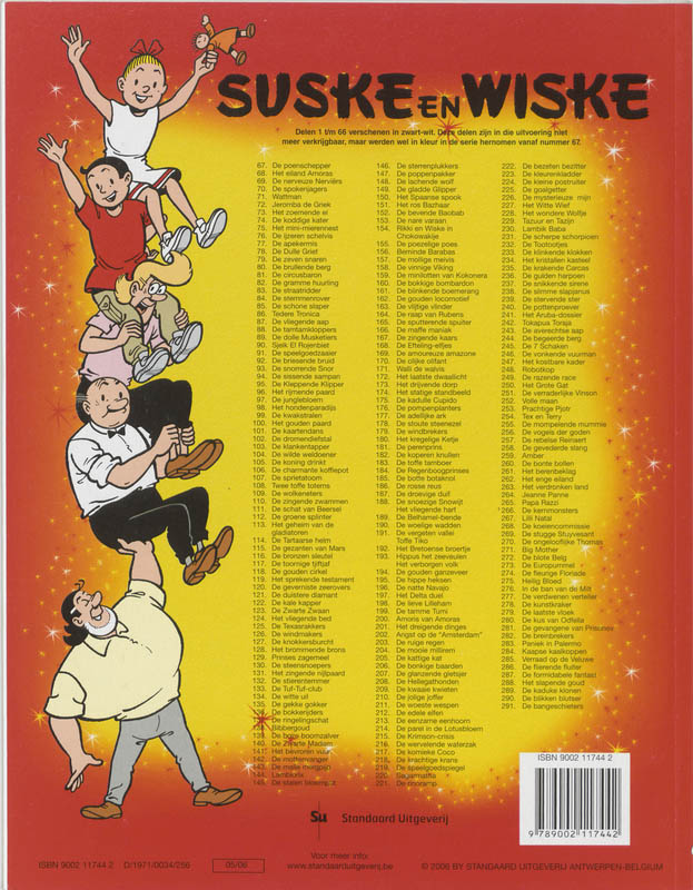 De knokkersburcht / Suske en Wiske / 127 achterkant