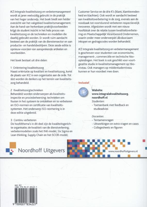 IKZ, integrale kwaliteitszorg en verbetermanagement achterkant