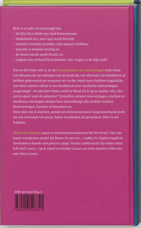 Encyclopedie van misvattingen achterkant