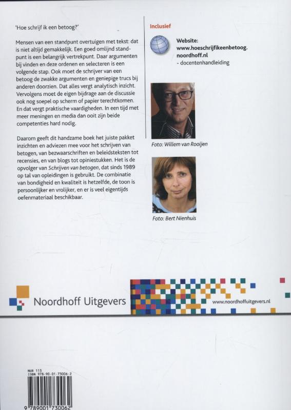 Hoe schrijf ik een betoog? achterkant