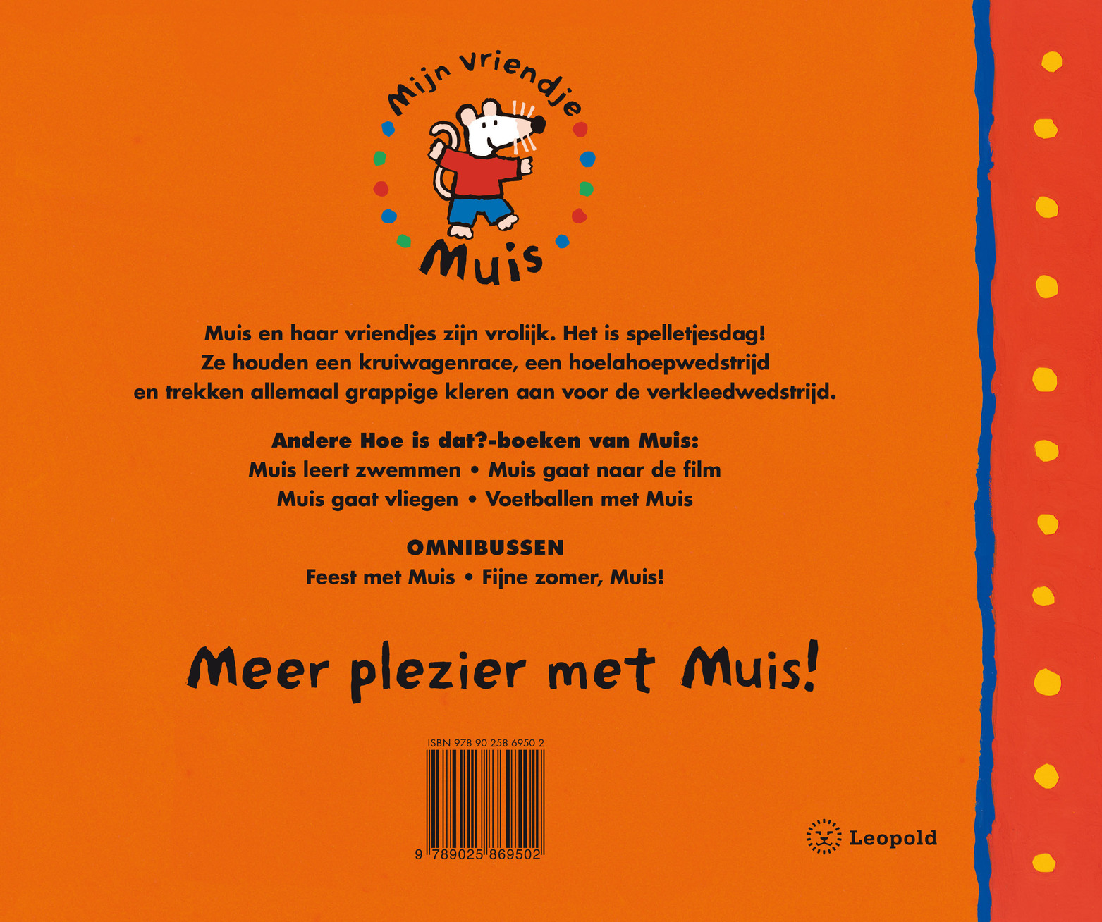 Hoe is dat?-boek - Spelletjesdag met Muis achterkant