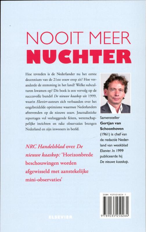 Nooit meer nuchter achterkant