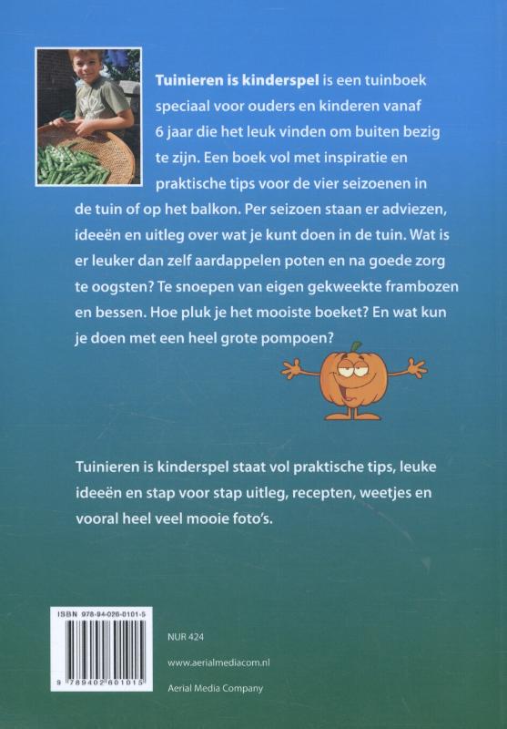 Tuinieren is kinderspel achterkant