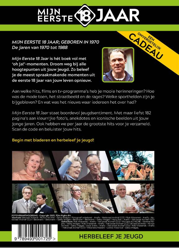 Geboren in 1970 / Mijn eerste 18 jaar achterkant