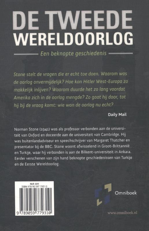 De Tweede Wereldoorlog achterkant