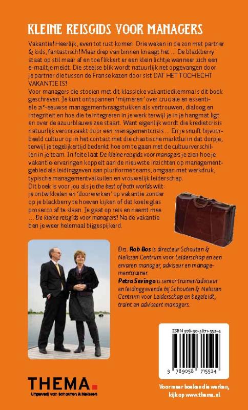 Kleine reisgids voor managers achterkant