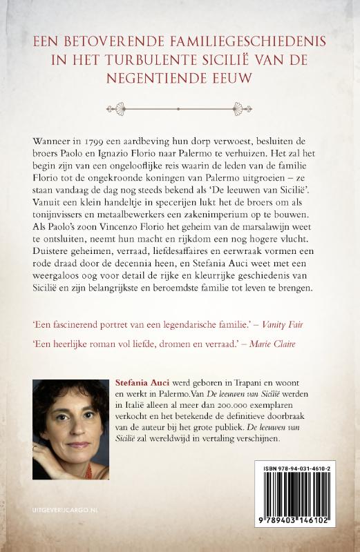 De leeuwen van Sicilië achterkant