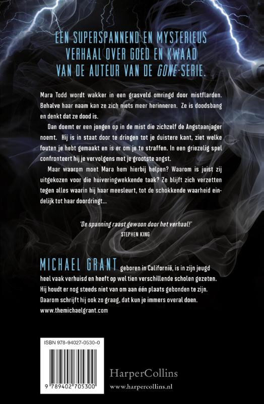 De Angstaanjager achterkant