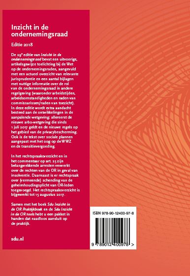 Inzicht in de ondernemingsraad achterkant