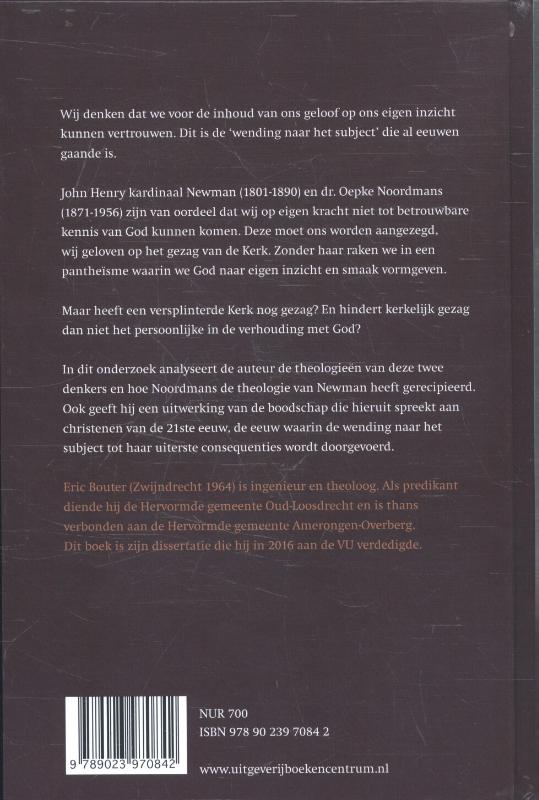 Geloven op gezag achterkant