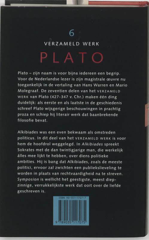 Alkibiades, Symposion / Verzameld werk / VI achterkant