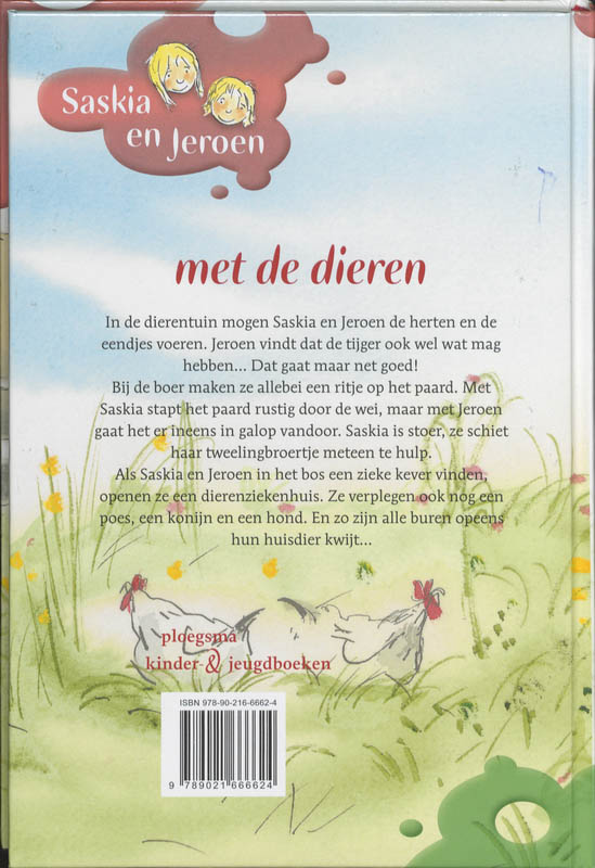 Saskia En Jeroen Met De Dieren achterkant