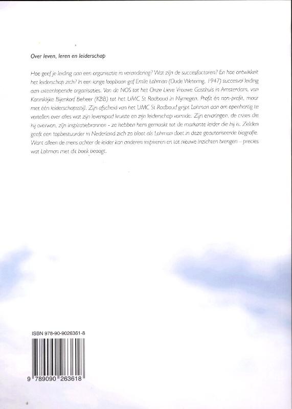 In de geest van Lohman achterkant