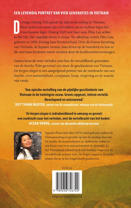 De bergen zingen achterkant