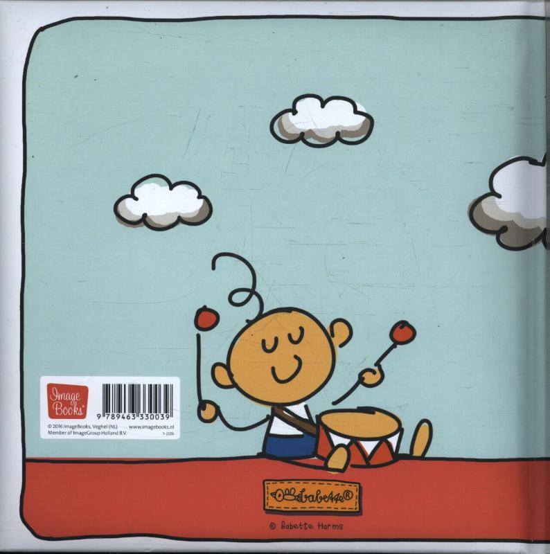 Mijn crèche/ oppasboek / Babette achterkant