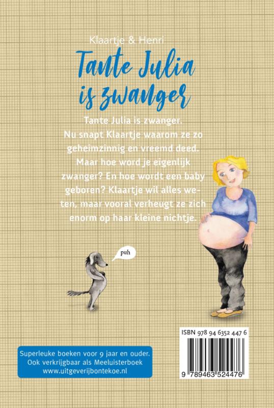 Klaartje en Henri - Tante Julia is zwanger achterkant