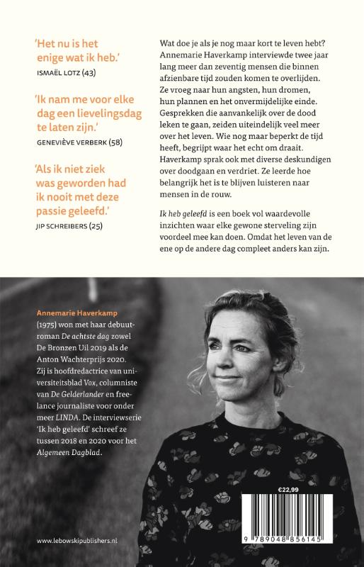 Ik heb geleefd achterkant