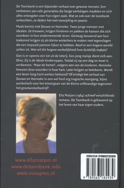 De toonbank achterkant