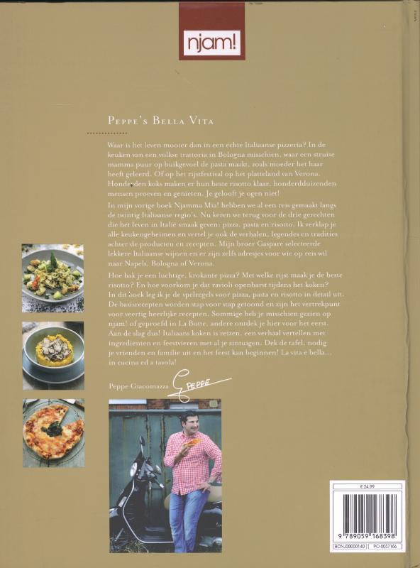 Peppe's bella vita / Njam! achterkant
