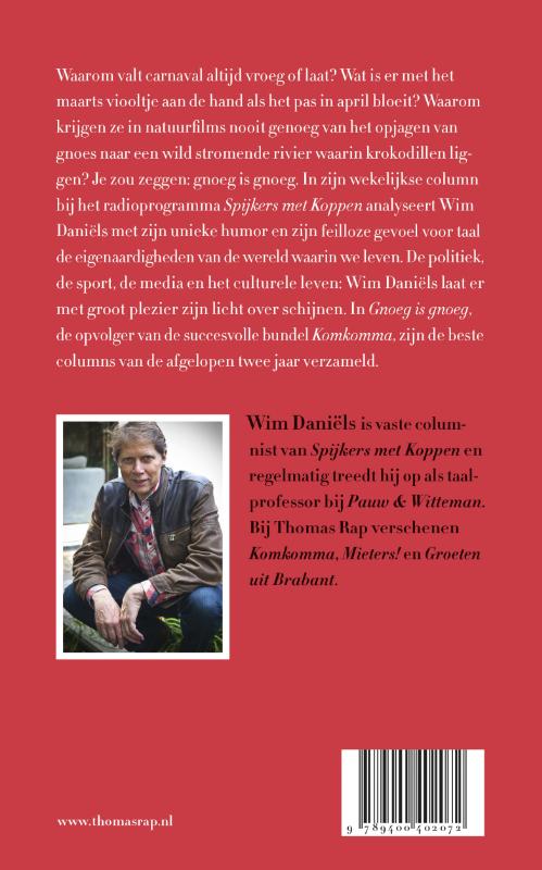 Gnoeg is gnoeg achterkant