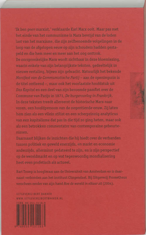 Er waart een spook door Europa achterkant