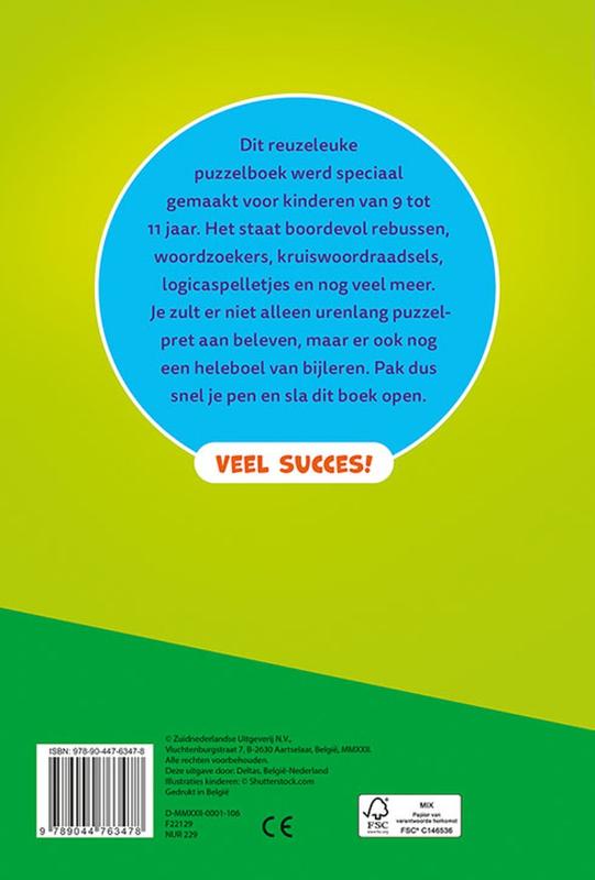 Mijn reuzedik leerrijk puzzelboek 9-11j. achterkant