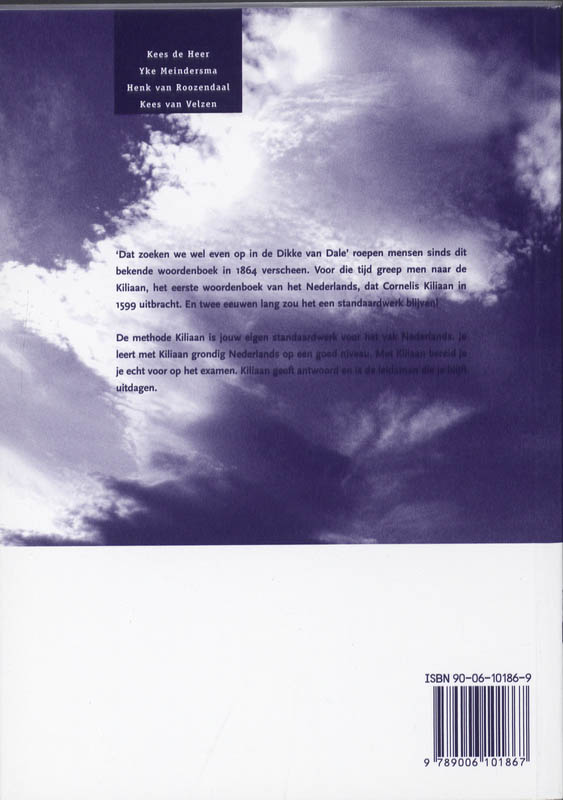 Kiliaan / 5/6 Vwo / deel Uitwerkingenboek achterkant