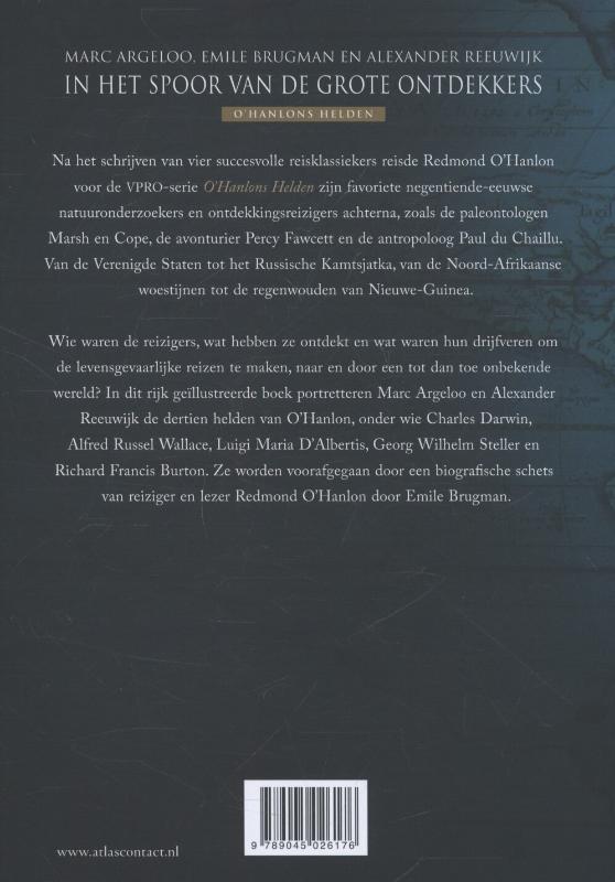 In het spoor van de grote ontdekkers achterkant