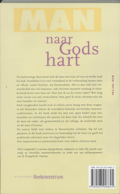 Man Naar Gods Hart achterkant
