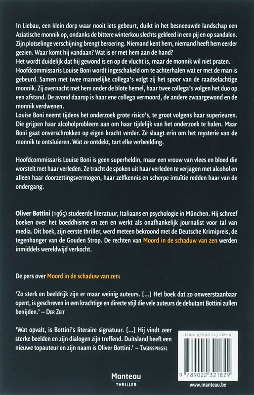 Moord In De Schaduw Van Zen achterkant