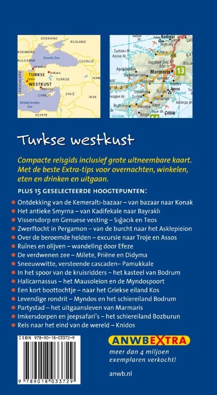 Turkse Westkust / ANWB extra achterkant