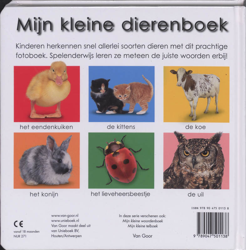 Mijn Kleine Dierenboek achterkant