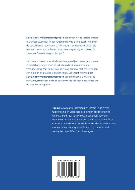 Socialezekerheidsrecht begrepen / Recht begrepen achterkant