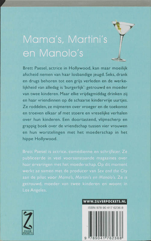 Mama's, Martini's en Manolo's / Zilver Pockets / 419 achterkant