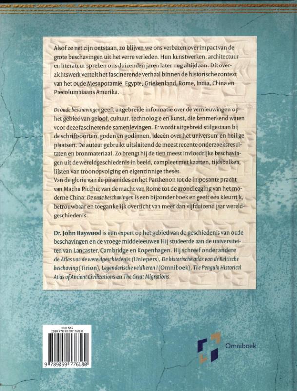 De oude beschavingen achterkant