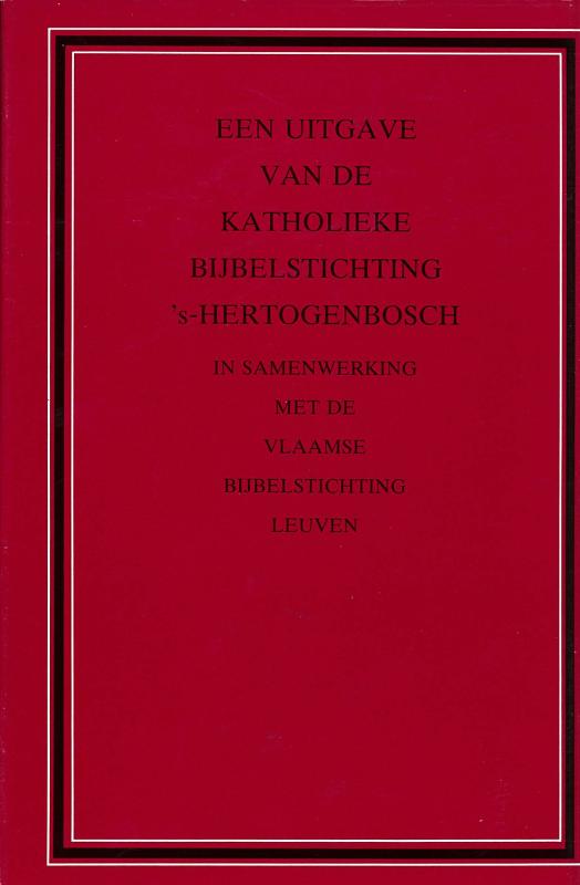 Bijbel uit de grondtekst / Willibrordvertaling 1978 / deel Standaardeditie achterkant