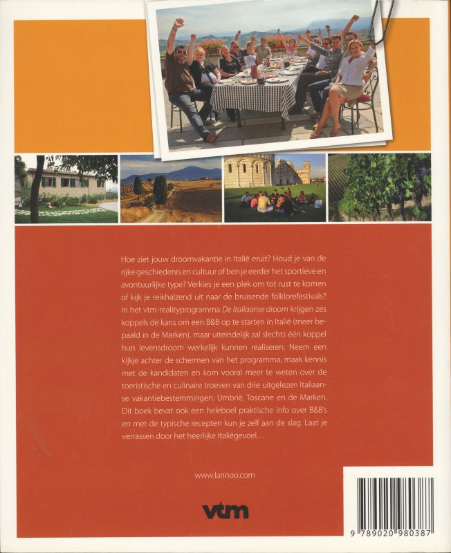 De Italiaanse droom achterkant