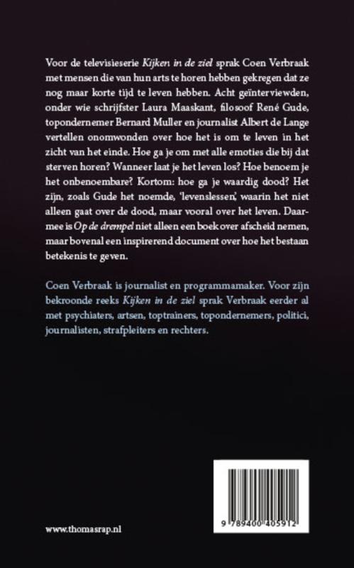 Op de drempel / Kijken in de ziel achterkant