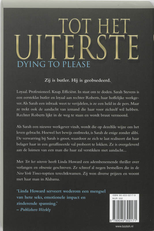 Tot Het Uiterste achterkant