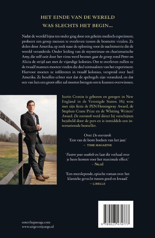 De twaalf / De oversteek-trilogie / 2 achterkant