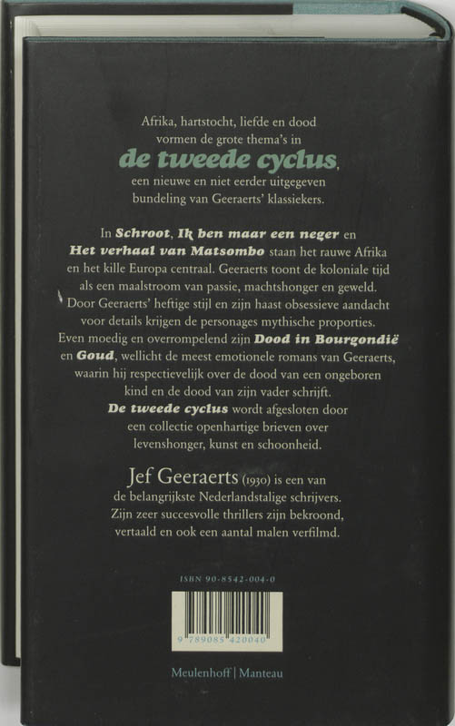 De Tweede Cyclus achterkant