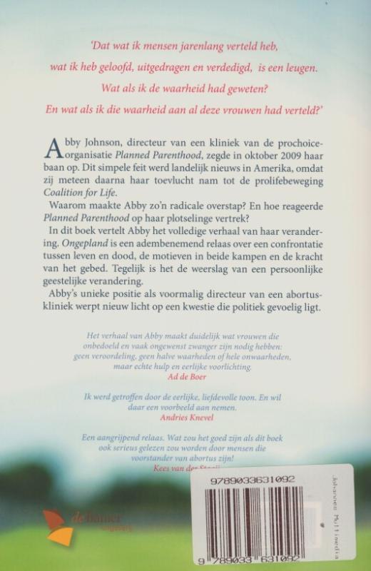 Ongepland achterkant