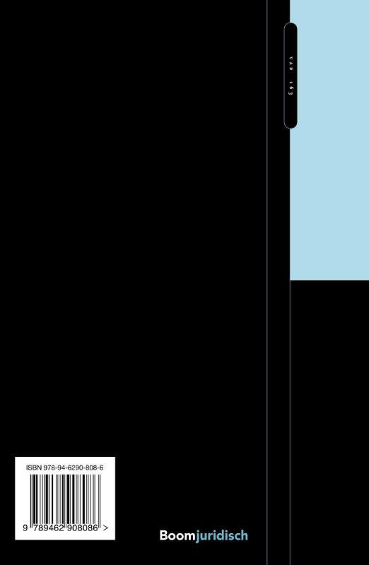 De toekomst van de formele rechtskracht / VAR-reeks / 163 achterkant