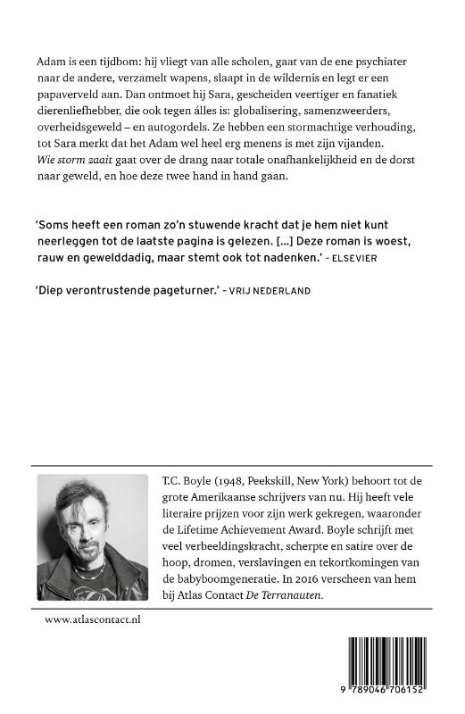 Wie storm zaait achterkant