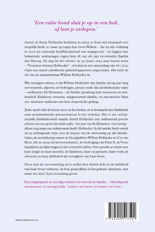 Judas / De Holleeder trilogie / 1 achterkant