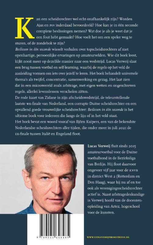 Beslissen in één seconde achterkant